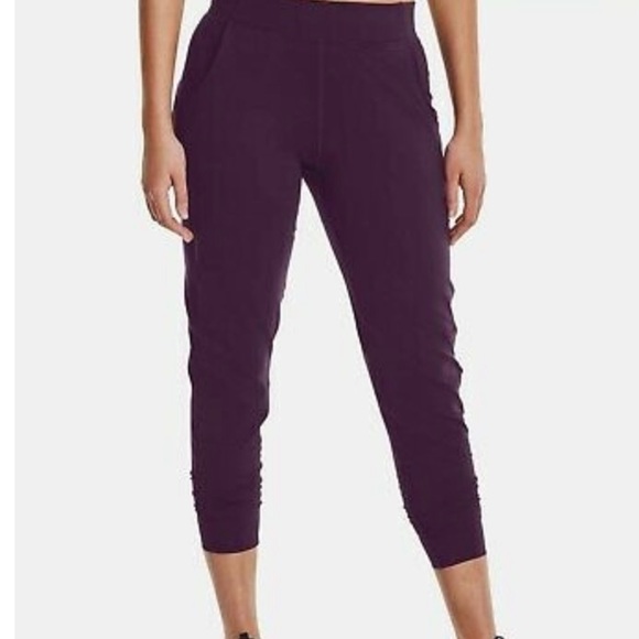 Under Armour Meridian Pants Women's Polaris Purple Casual Sportswear Activewear - Picture 3 of 4